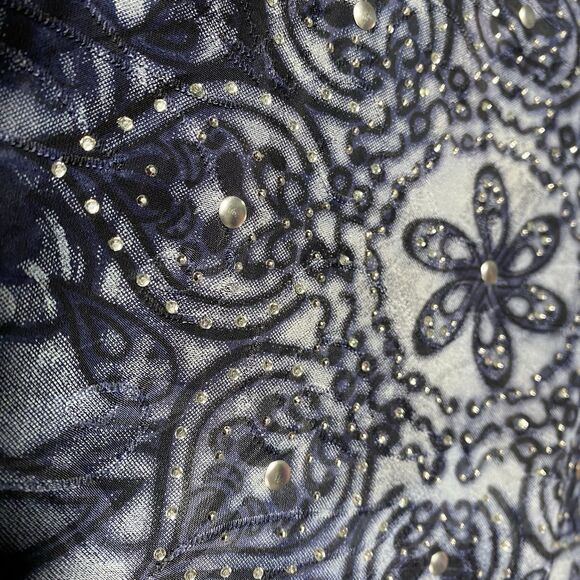 Westport 1962 Women's Plus Sz 2X Top Studded Y2K WhimsiGoth Stretch FairyGrunge - Picture 5 of 7